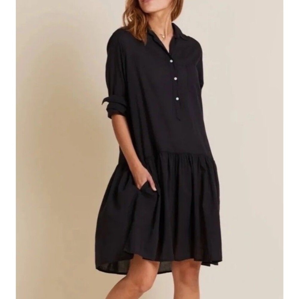 Grayson by Frank & Eileen The Changemaker Shirt Dress Lagenlook Size 3 (Medium)